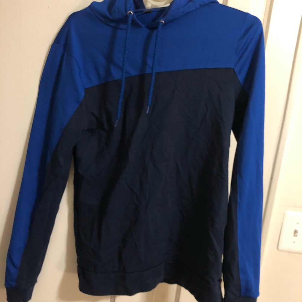 Blue Muscle Fit Hoodie (New without tag)